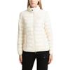 Emporio Armani EA7 Giacca in Piumino da Donna Bianca Cappuccio Grigia, S