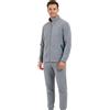 Viterbo Biancheria Pigiama Uomo Invernale in Morbido Micro Pile LMW00321 (Grigio Mel Medio, L)