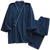 Un-Brand Kimono Giapponese da Uomo Casual Casual Pigiama da Notte