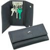 JAGUAR - Portachiavi Uomo in Pelle Vera con 6 Ganci e Pratiche Tasche