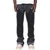 Oanviso Jeans Uomo Y2K Streetwear Jeans Flared Baggy Pants Tied Dyed Vintage Hip Hop Cowboy Slim Fit Hose C Nero S