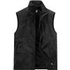 Generisch gilet da uomo outdoor, gilet da corsa con zip e tasche, gilet da pesca, taglie grandi, gilet funzionale casual, leggero, caldo, gilet outdoor monocromatico classico, gilet da uomo per
