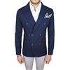 Evoga Giacca Blazer Uomo Sartoriale Blu Estiva Doppio Petto