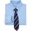 LOLANTA Camicia da Ragazzi Azzurro Uniforme Scolastica Camicia Oxford, Maniche Lunghe, Abbottonatura, vestibilità Aderente(5-6 Anni, Azzurro,Etichetta 120)