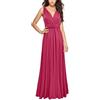Generico Abito Avvolgente Abiti Lunghi Multiuso Convertibili Abiti per Damigelle Abiti per invitati a Matrimoni per Donne S XL Vestiti Elegante Firmati Abiti Cocktail Donna