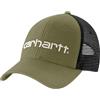 Carhartt - Berretto da Baseball da Uomo in Tela con Logo Grafico e Retro in Rete, aneto, Taglia Unica