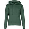 Fruit of the Loom 62038 Classic Lady Fit, felpa da donna con cappuccio, Donna, Fruit Of The Loom - Lady-fit Hooded Sweat, verde bottiglia, S