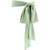 Theaque Cintura da donna in chiffon, cintura in vita per occasioni speciali, matrimoni, balli formali, 7,6 cm di larghezza, Verde, Taglia unica