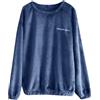 shownicer Maglie Pigiama Uomo Maniche Lunghe Abbigliamento in Flanella da Notte Morbidi Casual Pigiama Maglie A Marina M
