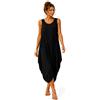 Van Der Rich ® - Abito a Canotta, Stile Abito Bats Down - Donna (Nero, TU)
