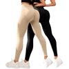 Shfebrinox 2PC Leggins 3D Anticellulite Donna, Leggings Cellulite, Leggins Compressione Graduata Lipedema, Push Up Senza Cuciture Sculpture Leggings Sportivi Yoga
