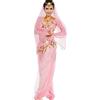 Astage Donna Ballo Veste Imposta Scollo Indiani Orecchini Harem Pantaloni Sportivi Rosa