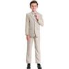 mintgreen Ragazzi Completo Blazer 2PCS Formale Matrimonio Abiti Blazer + Pantaloni + Papillon 5-12 Anni