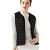 Peuignao Piumino Smanicato Donna Gilet Leggero Corto Imbottito Piume Corti Giubbotto Giacca Senza Maniche Invernali Taglie Forti Nero L
