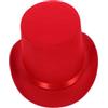 BESPORTBLE cappello da mago cappello da uomo mago con il a cilindro Borgogna retrò tricorno misterioso costume vintage a cilindro rosso Vestire il