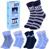 Manchester City F.C. Calzini da ragazzo - Confezione da 5 calzini per ragazzi adolescenti morbidi e traspiranti, taglia 12-7 uomini regali per ragazzi (blu, 9-13 anni, 3/7 UK)