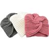 Faringoto - Copricapello da donna per chemioterapia, turbante in maglia intrecciata, Taglia Unica