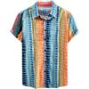 Yuson Girl Funky Camicia Hawaiana Uomo Estiva con Bottoni - Design Aloha a Fiori, Manica Corta, Casual Hawaiian Shirt da Spiaggia