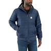 Carhartt Rain Defender - Giacca da uomo con cappuccio e isolamento leggero, vestibilità comoda, Blu scuro, Medium