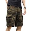 Oanviso Pantaloncini Cargo Mimetici da Uomo Pantaloncine Leggeri Cotone Pantaloncini Jogging Casual Pantaloncini Sportivi con Tasche Estivo Pantaloni Corti Camouflage Shorts Cargo B 01 L