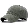Wennmole Unisex Adulto Cappello da Baseball Lavato Cotone Berretto da Baseball Regolabile Cappelli Cappello da Sole Estivo (Army Green)