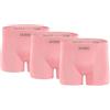 sesto senso 3 Paia Boxer Uomo Intimo Pantaloncini retrò Pugili Senza Cuciture Aderenti Comodi Taglio Classico Elastico Biancheria Intima Uomo S/M Rosa