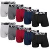L&K Boxer da Uomo in Cotone, Confezione da 10, Taglia M-5XL, Neri, Multicolore, Modelli Fantastici, vestibilità Ampia, Senza fastidiose Etichette 1116 F M