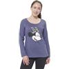 United Labels Minnie Mouse - Pigiama lungo da donna, a maniche lunghe, colore grigio caldo, Disney