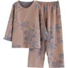 OWLONLINE Set Pigiama in Tessuto Jacquard Pigiama Kimono Giapponese Hanfu da Donna