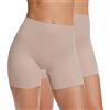WOWENY Pantaloncini Intimo Donna Vita Alta Intimo Modellante Mutande sotto Vestito Sottogonna Anti-sfregamento Culotte Corti Intimo Corto Senza Cuciture
