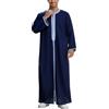 Generico Abito Tradizionale Marocchino Uomo Musulmani Caftano Lungo Uomo Abaya Thobe Costume di Pasqua Carnevali Vestiti di Preghiera Maschio Islamico Abito di Preghiera Ricamo Arabo Robe