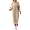 Yekdmxop Abito Maglia Donna Invernale Elegante Abiti Maglione Cerimonia Curvy Vestiti In Maglia Eleganti Rosso Sera Pullover Abito Taglie Forti Formale Vestito Lungo Elasticizzato Capodanno Cocktail Autunno