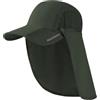 Bassdash UPF 50 + Cappello da Pesca Pieghevole Cappello da Baseball cap con Collo Rimovibile Flap Portatile per Uomini Donne Golf Escursionismo