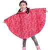 Gaga city Bambini Impermeabile Giacca da Pioggia Poncho da Pioggia Bambina Incappucciato Riutilizzabile Cappotto di Pioggia Bello come Materiale e ha la Sua Sacca Stelle blu/3-5 anni