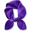 PoeticEHome Foulard in 100% Seta di Gelso Pura - Sciarpa Quadrata Donna a Tinta Unita per Collo e Testa con Confezione Regalo - 68x68 cm