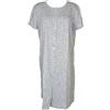 RAGNO Camicia da Notte Donna Estiva Mezza Manica Aperta Davanti Puro Cotone Articolo DP32NO, B40F Fantasia Brunnera Blue, 52