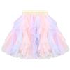 Sunny Fashion Ragazze Gonna Marina Militare Blu Perla Stelle Scintillante Tutu Danza 4-12 Anni
