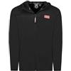 Geographical Norway UNICLERC HOOD Uomo - Pile con cappuccio caldo e confortevole, giacca con zip morbida, ideale per l'inverno e le attività all'aperto, Nero , XL