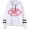 LKY STAR Unisex Sweatshirt Hazbin Hotel Merch per Ragazzi Ragazze Felpa con Cappuccio Cartoon Casual Hoodie