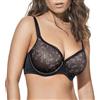 Selene - Venus-C Reggiseno Imbottito con Cerchi Coppa C 46% Poliestere 41% Poliammide 13% Elastan, Nero, 95