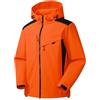Generisch Giacca da sci da uomo, impermeabile 3 in 1, giacca da lavoro, giacca invernale da uomo, colore nero, giacca invernale da snowboard, giacca impermeabile