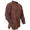 Shopoholic Fashion Camicie da Nonno da Uomo Hippie a Righe Patchwork, Camicia da Festival Colorata Lavata in Pietra