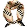 LumiSyne Sciarpe Di Seta Donna Foulard Quadrato Motivo a Righe Geometriche Cuciture Colorate Raso Foulard Piccolo Multifunzionali Fazzoletto Da Collo Fascia Per Capelli Paisley Bandane Copricapo