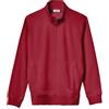 Coveri Felpa Giacca Pullover Aperta Uomo Sportiva con Cerniera Zip Intera Cotone (XXL - Rosso)