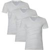 Nottingham Maglia Intima Uomo Lana Cotone Scollo V Art. NOTVULC, Conf. 3 pz, Bianco XL