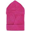 Moda Egidio Accappatoio Kuveè 100% Spugna 380 gr Calibrato Uomo Donna Con Cappuccio (IT, Testo, 5XL, Regular, Regular, Plus size, FUCSIA)