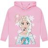 Disney Frozen Felpe Ragazza, Felpa Bambina Cotone, Felpa Ragazza Elsa Frozen, Rosa 3-4 Anni