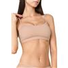 Goldenpoint Donna Intimo - Parte Alta del Completo Intimo - Top Brassière Micro Ultrasoft con Coppe Removibili e Spalline Regolabili Taglia 1 Colore Rosa