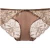 SilRiver Seta Spandex Intimo da Donna Morbido e Confortevole Slip Boxer Pantaloncini Hipster Mutandine Lingerie, Champagne, S