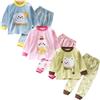 XM-Amigo 3 Set Pigiami a Maniche Lunghe in Cotone Bambina,6Mesi-7Anni | 6 pezzi, completo pigiami morbido in cotone, ideale per casa, utilizzabile anche come sottostrato nella mezza stagione.